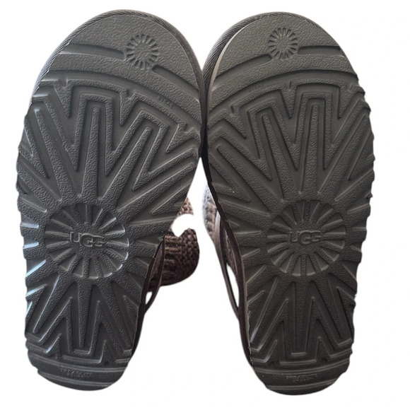 UGG Purl Strap Boot Charcoal Suede NWOB - Picture 5 of 9